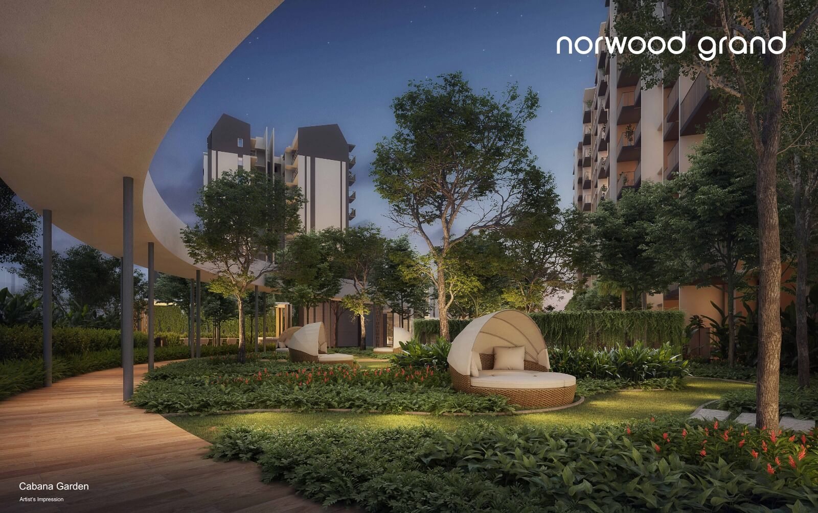 CDL Norwood Grand Condo Cabana Garden